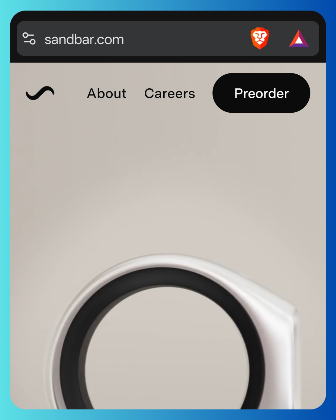 Sandbar Stream Ring